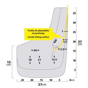 Universal Splash Guards / Mud Flaps 27cmX37cm
