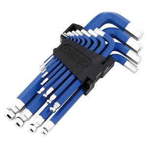 Allen Keys, Draper 12819 Metric Jumbo Ball End Hex Key Set (13 Piece), Draper
