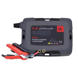 Battery Charger, Schumacher SPX457 Rugged 6/12V Battery Charger and Maintainer, 1A , Draper