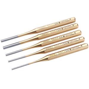 Punch and Chisel Sets, Draper Expert 13041 Octagonal Parallel Pin Punch Set (5 Piece), Draper