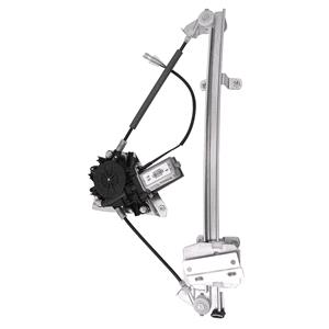 Window Regulators, Front Left Electric Window Regulator Mechanism (without motor) for HYUNDAI GETZ (TB), 2002 2009, 4 Door Models, WITHOUT One Touch/Antipinch, holds a standard 2 pin/wire motor, AC Rolcar