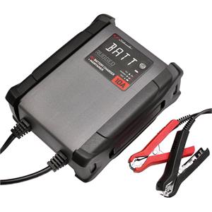 Battery Charger, Schumacher Rugged SPX460, 10A, 12V Battery Charger and Maintainer, Schumacher
