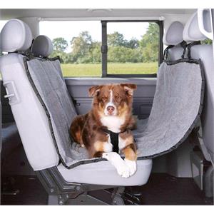 Comfort Protect Rear Seat Pet Hammock - Synthetic Fur Lined