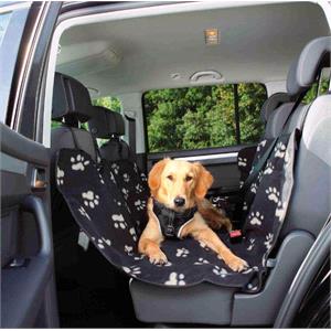 Dog and Pet Travel Accessories, Plush Rear Seat Protector   Warm Polar Fleece , Trixie