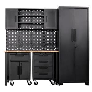 Tool Cabinets and Tool Chests, Draper 13269 Single Garage Workstation with Roller Cabinets, Draper