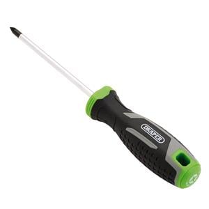 Screwdrivers, Draper 13370 Pozi Soft Grip Screwdriver, PZ1 x 100mm, Draper