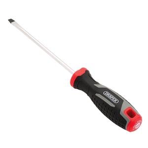 Screwdrivers, Draper 13388 Slotted Soft Grip Screwdriver, SL5.5 x 125mm, Draper