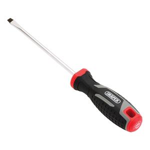 Screwdrivers, Draper 13390 Slotted Soft Grip Screwdriver, SL6 x 150mm, Draper