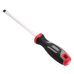 Screwdrivers, Draper 13392 Slotted Soft Grip Screwdriver, SL8 x 150mm, Draper