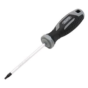 Screwdrivers, Draper 13399 TX STAR Soft Grip Screwdriver, T15 x 100mm, Draper