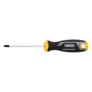 Screwdrivers, Draper 13423 TX STAR Tamperproof Soft Grip Screwdriver, T25H x 100mm, Draper