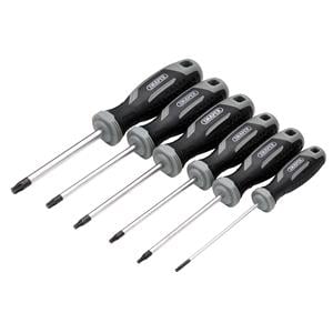 Screwdriver Sets, Draper 13434 TX STAR Soft Grip Screwdriver Set (6 Piece), Draper