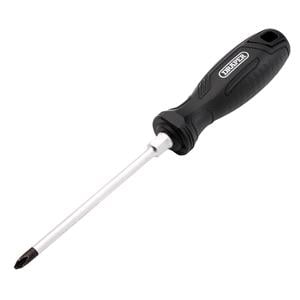 Screwdrivers, Draper 13494 Phillips Hard Grip Screwdriver, PH2 x 125mm, Draper