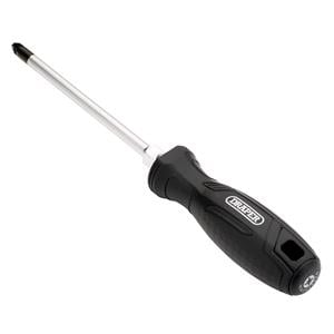 Screwdrivers, Draper 13524 Pozi Hard Grip Screwdriver, PZ3 x 150mm, Draper