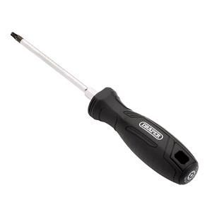 Screwdrivers, Draper 13572 TX STAR Tamperproof Hard Grip Screwdriver, T20H x 100mm, Draper