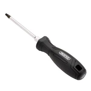 Screwdrivers, Draper 13573 TX STAR Tamperproof Hard Grip Screwdriver, T25H x 100mm, Draper