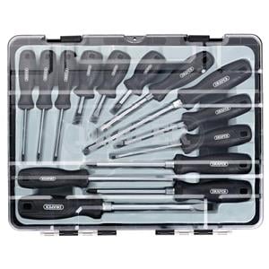 Screwdriver Sets, Draper 13587 Hard Grip Screwdriver Set (14 Piece), Draper