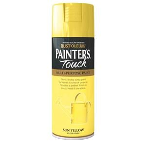 Exterior Paint, PAINTERS TOUCH 400ML YELLOW, 