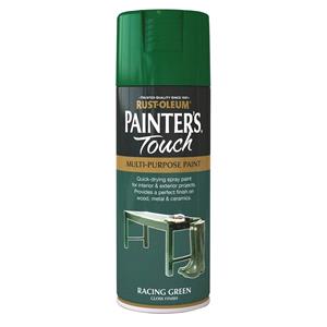 Exterior Paint, PAINTERS TOUCH 400ML  GREEN, 