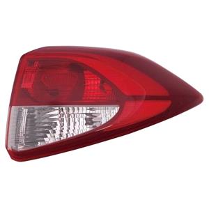 Lights, Right Rear Lamp (Outer, On Quarter Panel, Supplied Without Bulbholder, standard bulb type, not for models with rear LED lamps) for Hyundai TUCSON 2015 2018, 