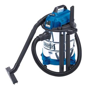 Vacuum Cleaners, Draper 13785 230V Wet & Dry Vacuum Cleaner with Stainless Steel Tank, 20L, 1250W, Draper