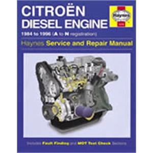 Haynes DIY Workshop Manuals, Haynes Manual, Citroen 1.7 and 1.9 litre Diesel Engine (84   96), Haynes