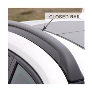 Roof Racks and Bars, Nordrive Helio black aluminium aero Roof Bars for Hyundai KONA 2017 Onwards, with Solid Roof Rails, NORDRIVE