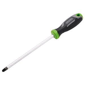 Screwdrivers, Draper 13910 Pozi Soft Grip Screwdriver, PZ4 x 200mm, Draper