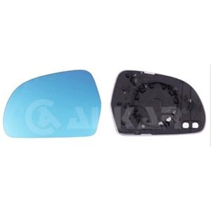 Wing Mirrors, Left Blue Mirror Glass (heated, for 125mm tall mirrors   see images) & Holder for AUDI A5 Sportback, 2009 2011, 