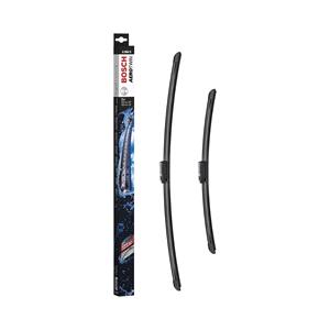 Wiper Blades, BOSCH A864S Aerotwin Flat Wiper Blade Front Set (650 / 450mm   Slim Top Arm Connection) for Seat ARONA, 2017 Onwards, Bosch