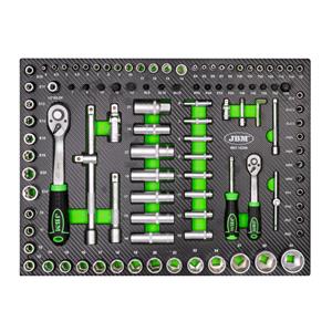 Socket Set, JBM 108 PIECE SOCKET SET TOOL TRAY , JBM Tools
