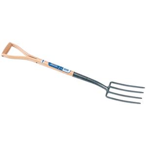 Forks, Draper 14304 Carbon Steel Border Fork with Ash Handle, Draper