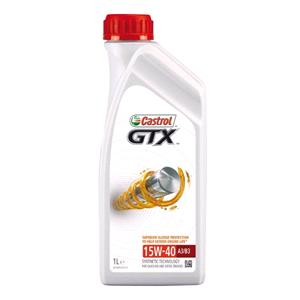 Engine Oils and Lubricants, Castrol GTX 15W 40 A3 B3 Fully Synthetic Engine Oil   1 Litre, Castrol