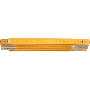 Hardware, WOODEN FOLDING RULE, FERRULED, 2M, 