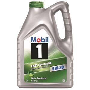 Engine Oils and Lubricants, Mobil 1 ESP Formula 5W-30 Fully Synthetic Engine Oil - 5 Litre, MOBIL