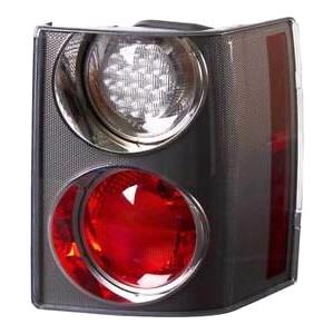 Lights, Right Rear Lamp (Clear / Red, With Carbon Bezel, Supplied With Bulbholder, Original Equipment) for Landrover RANGE ROVER MK III 2005 2009, 