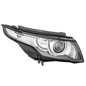 Lights, Right Headlamp (Bi Xenon, Takes D3S Bulb, Without Curve Light, With LED Daytime Running Light, Supplied With Motor, Original Equipment) for Landrover RANGE ROVER EVOQUE 2011 2015, 