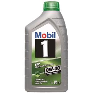 Engine Oils and Lubricants, Mobil 1 ESP 0W 30 Advanced Fully Synthetic Engine Oil   1 Litre, MOBIL