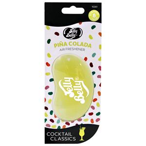 Air Fresheners, Jelly Belly Pina Colada   3D Hanging Air Freshener, JELLY BELLY