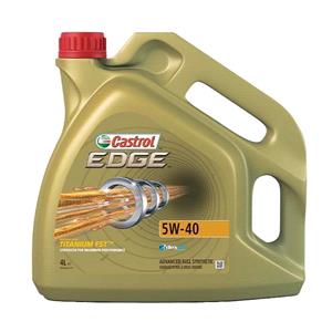 Engine Oils and Lubricants, Castrol Edge 5W-40 Titanium FST Fully Synthetic Engine Oil - 4 Litre, Castrol