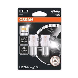 Bulbs   by Bulb Type, Osram LEDriving 12V 1,3W P21W BA15s Amber LED Bulb   Twin Pack , Osram