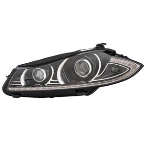 Lights, Left Headlamp (Bi Xenon, Takes D3S Bulb, With Curve Light, With LED Daytime Running Light, Original Equipment) for Jaguar XF 2011 2015, 