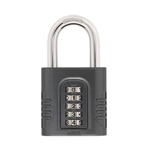Locks and Security, ABUS Zinc Die Cast 5 Wheel Combination Padlock with Hardened Steel Shackle   65mm, ABUS