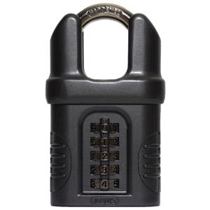 Site Safety, Combination Padlock   Steel   5 Wheel   65mm   Closed Shackle, ABUS