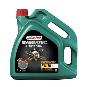 Engine Oils and Lubricants, Castrol Magnatec 5W 30 A5 Stop Start Fully Synthetic Engine Oil   4 Litre, Castrol