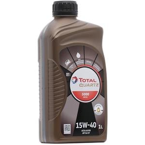 Engine Oils and Lubricants, TOTAL Quatrz 5000 Diesel 15W 40 A3/B3 Engine Oil   1L, OTO