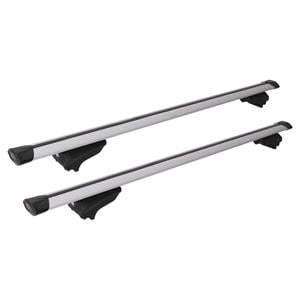 Roof Racks and Bars, G3 Airflow silver aluminium aero Roof Bars for Volvo 760 1981 to 1992 (With Solid Integrated Roof Rails), G3