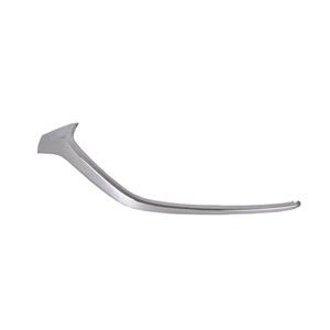 Grilles, Mazda 2 2015 2019 RH (Drivers Side) Front Bumper Grille Trim, Chrome, 