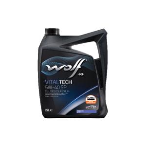 Engine Oils, WOLF VITALTECH 5W40 SP 5Litre , WOLF
