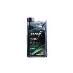 Engine Oils, Wolf EcoTech 5W20 SP/RC D1 3 Synthetic Engine Oil   1 Litre, WOLF